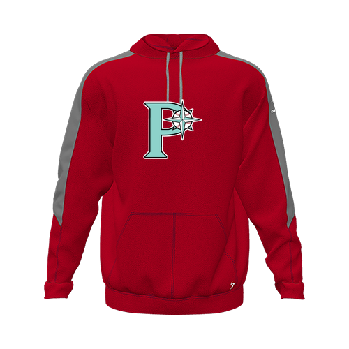 [CUS-DFW-HOOD-FLC-LSL-RED-YXS-LOGO1] Hoodie (Youth XS, Red, Logo 1)