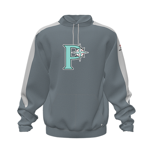 [CUS-DFW-HOOD-FLC-LSL-GRY-YXS-LOGO1] Hoodie (Youth XS, Gray, Logo 1)