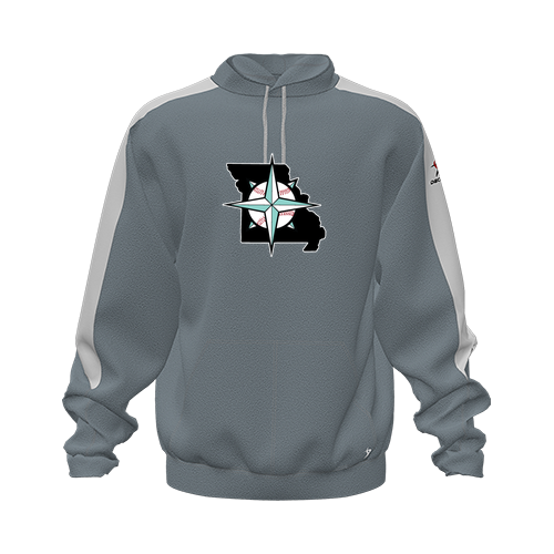 [CUS-DFW-HOOD-FLC-LSL-GRY-YXS-LOGO3] Hoodie (Youth XS, Gray, Logo 3)