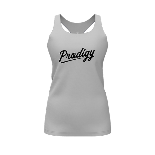 [CUS-DFW-RCBK-PER-GRY-FYS-LOGO2] Racerback Tank Top (Female Youth S, Gray, Logo 2)