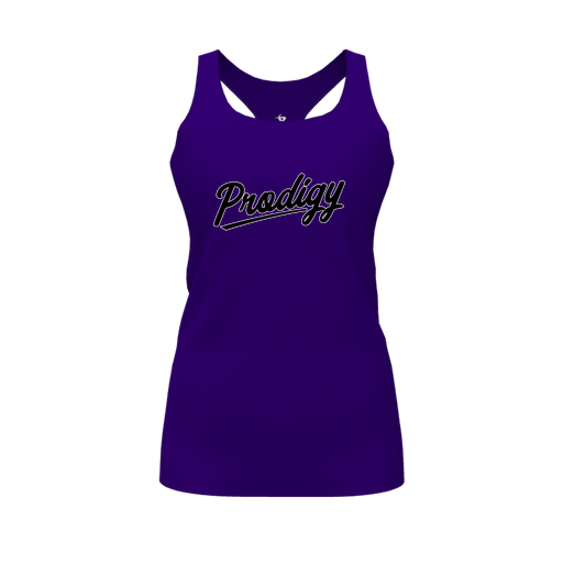 [CUS-DFW-RCBK-PER-PUR-FYS-LOGO2] Racerback Tank Top (Female Youth S, Purple, Logo 2)