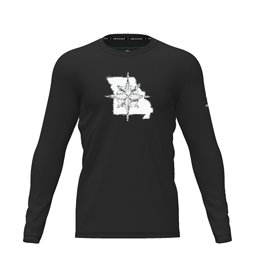 [CUS-DRIF-TEES-PER-CNK-LSL-BLK-YXS-LOGO3] Dri Fit Performance T-Shirt (Youth XS, Black, Logo 3, Long Sleeve)