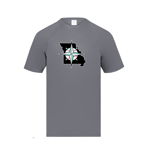[2790.059.S-LOGO3] Men's Smooth Sport T-Shirt (Adult S, Gray, Logo 3)