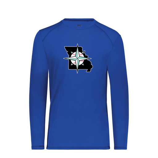 [6846.060.S-LOGO3] Youth SoftTouch Long Sleeve (Youth S, Royal, Logo 3)