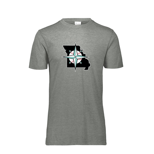 [3066.013.S-LOGO3] Youth Ultra-blend T-Shirt (Youth S, Gray, Logo 3)
