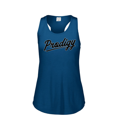 [FT0TUBNV-FAS-LOGO2] Ladies Tri Blend Tank Top (Female Adult S, Navy, Logo 2)