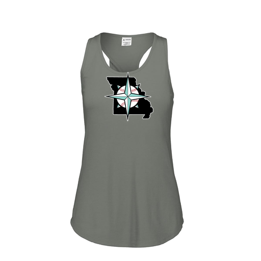[3078.013.S-LOGO3] Ladies Tri Blend Tank Top (Female Adult S, Gray, Logo 3)