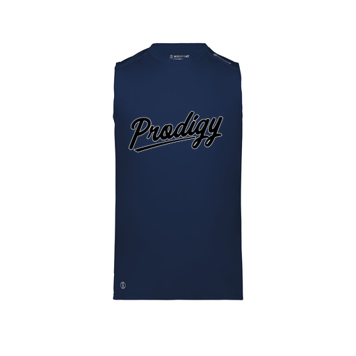 [222593.065.S-LOGO2] Men's CoolDry TankTop (Adult S, Navy, Logo 2)