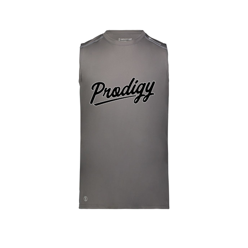 [222593.98D.S-LOGO2] Men's CoolDry TankTop (Adult S, Gray, Logo 2)