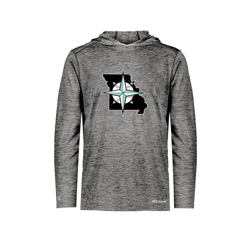 [FOLHCGBK-AS-LOGO3] Men's Charge Hoodie (Adult S, Black, Logo 3)