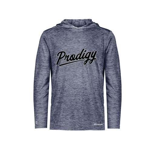 [FOLHCGNV-AS-LOGO2] Decker Men's Charge Hoodie (Adult S, Navy, Logo 2)