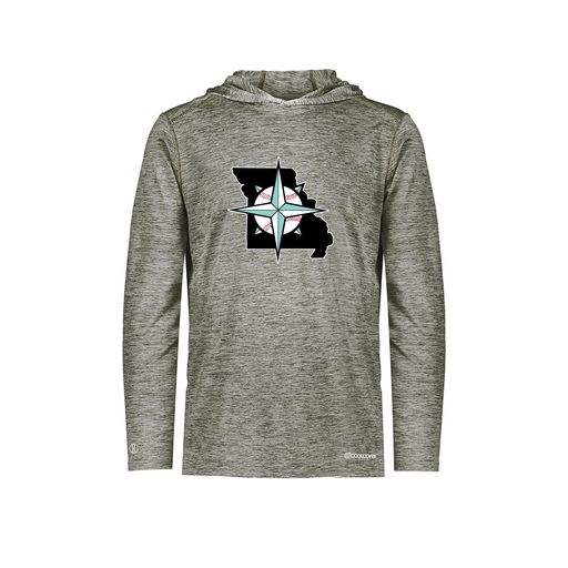 [CUS-DFW-CHGHOOD-PER-LSL-GRY-AS-LOGO3] Men's Charge Hoodie (Adult S, Gray, Logo 3)