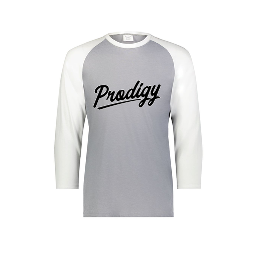 [6879.74S.S-LOGO2] Men's Vintage 3/4 Sleeve T-Shirt (Adult S, White, Logo 2)
