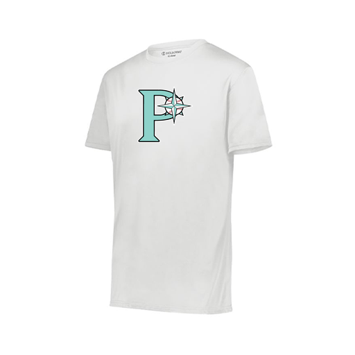 [222818.005.S-LOGO1] Men's Movement Dri Fit Shirt (Adult S, White, Logo 1)