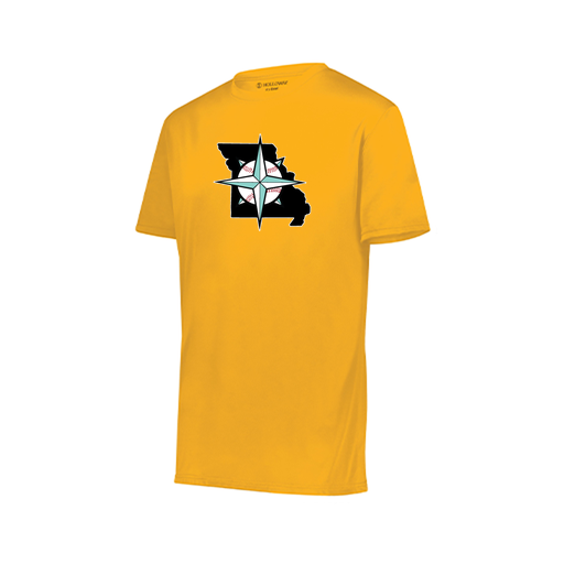 [222818.025.S-LOGO3] Men's Movement Dri Fit Shirt (Adult S, Athletic Gold, Logo 3)