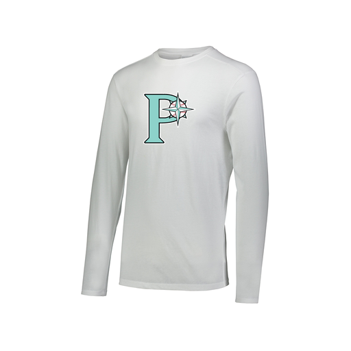 [3075.005.XS-LOGO1] Men's LS Ultra-blend T-Shirt (Adult XS, White, Logo 1)