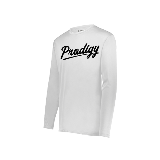 [222823.005.S-LOGO2] Youth LS Smooth Sport Shirt (Youth S, White, Logo 2)