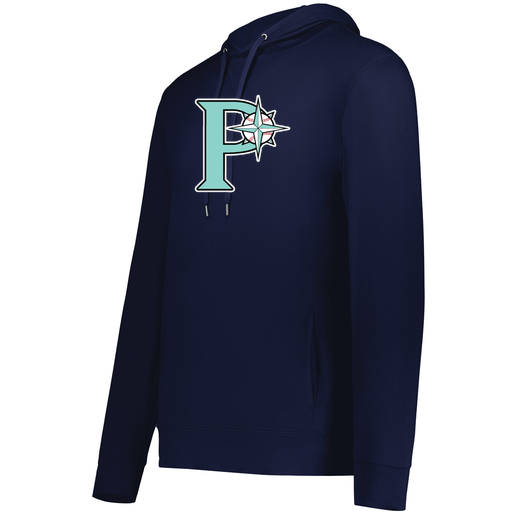 [222698.065.S-LOGO1] YOUTH VENTURA THIN KNIT HOODIE (Youth S, Navy, Logo 1)