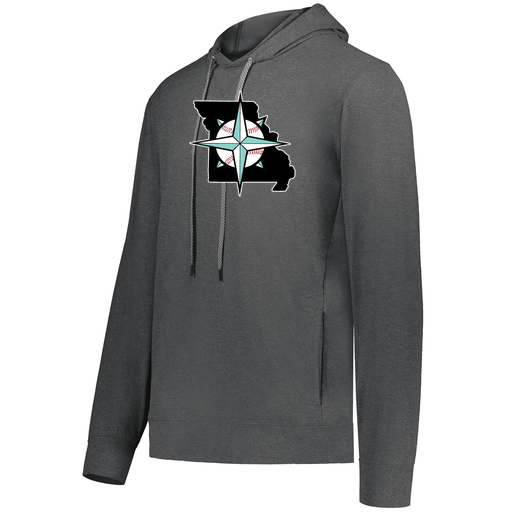 [222698.E83.S-LOGO3] YOUTH VENTURA THIN KNIT HOODIE (Youth S, Gray, Logo 3)