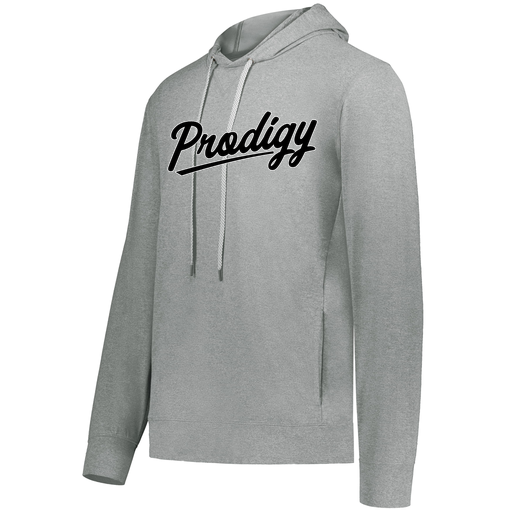 [222698.013.S-LOGO2] YOUTH VENTURA THIN KNIT HOODIE (Youth S, Silver, Logo 2)