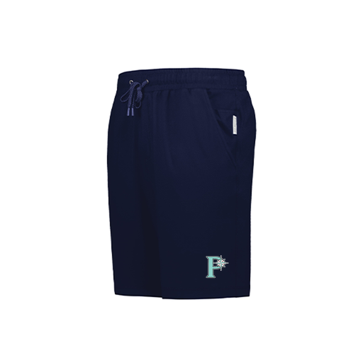 [223604.065.S-LOGO1] YOUTH Ventura Soft Knit SHORTS (Youth S, Navy, Logo 1)