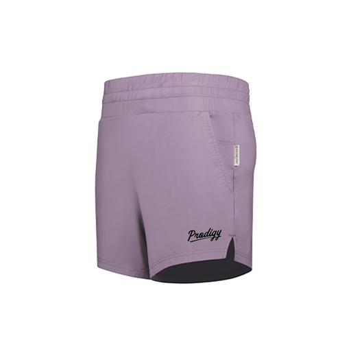 [223704.J63.XS-LOGO2] LADIES VENTURA SOFT KNIT SHORTS (Female Adult XS, Purple, Logo 2)