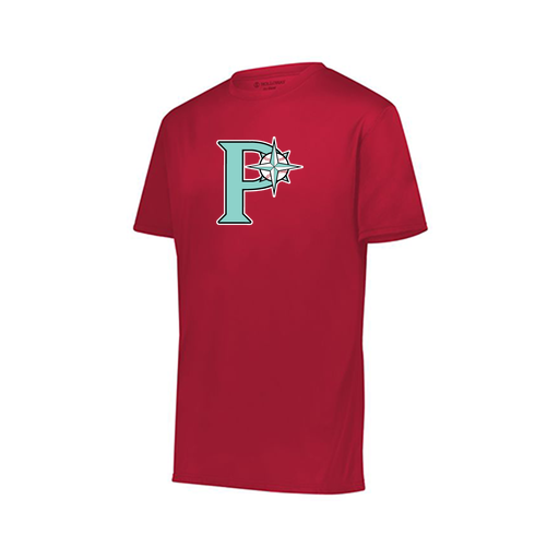 [222819.083.XXS-LOGO1] Youth Movement Dri Fit Shirt (Youth XXS, Red, Logo 1)