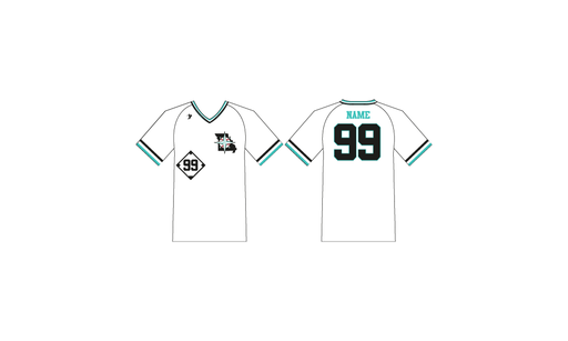 KC Prodigy 17U - Rhodes - White V-Neck Jersey